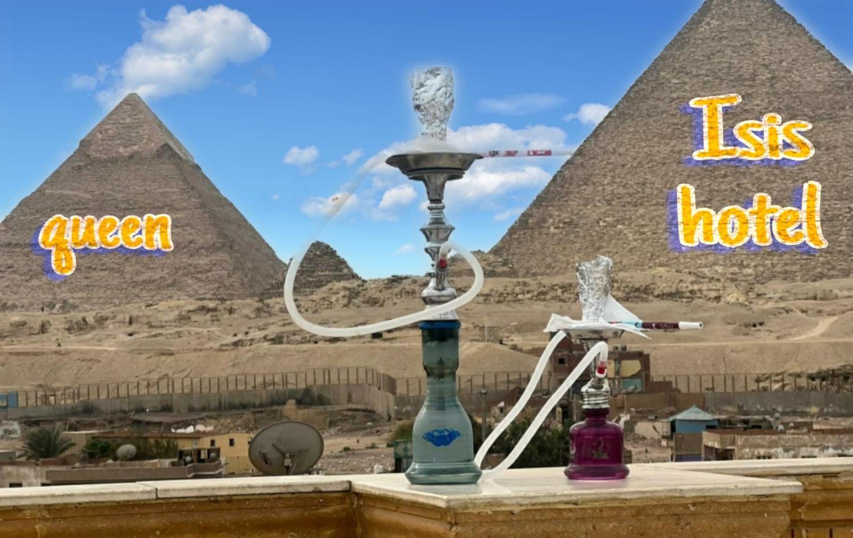 Queen Isis Pyramids View Al Kawm al Akhdar Exteriör bild